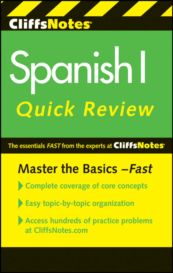 CliffsNotes Spanish I Quick Review, 2nd Edition