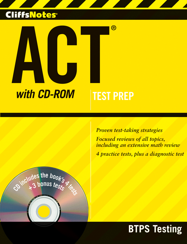 CliffsNotes ACT Test Prep with CD-ROM
